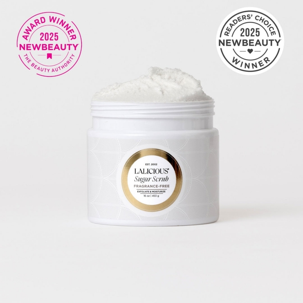 New Lalicious Sugar Scrub Fragrance Free